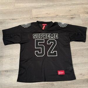 Supreme Black and White Mesh Jersey